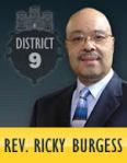 Council member Rev Ricky Burgess